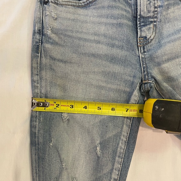 Moussy Vintage Distressed Light Blue Women's Jeans Size 24 - Picture 11 of 15